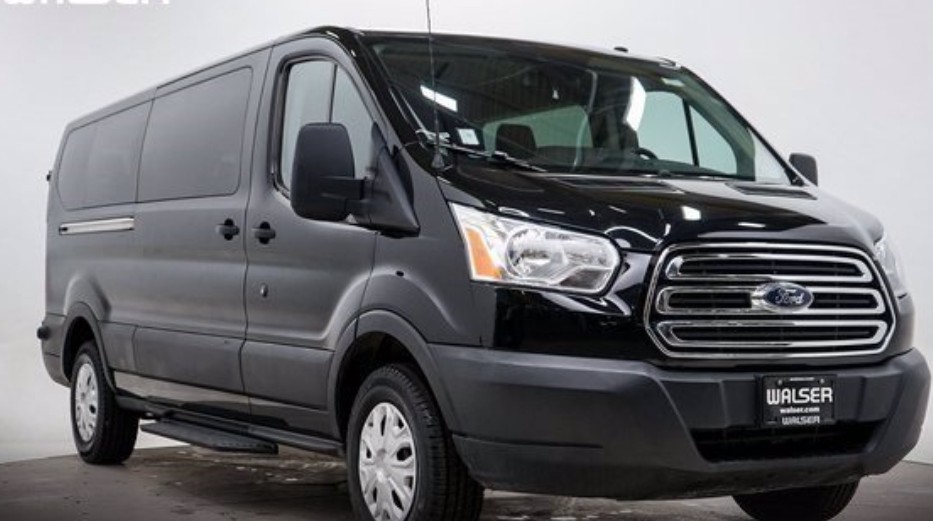 8 passenger Ford Transit Van — group airport transportation Anaheim LAX SNA LGB